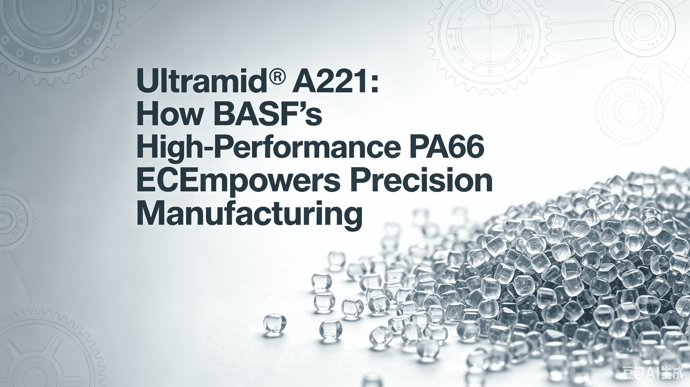Ultramid® A221: Como o PA66 de alto desempenho da BASF capacita a fabricação de precisão
